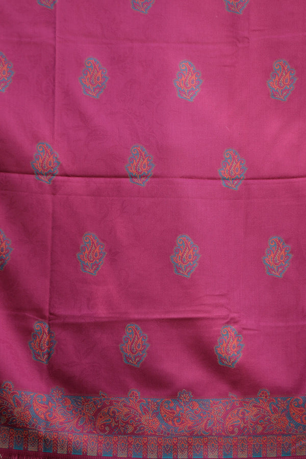 Pink colour shawl - CraftKashmir