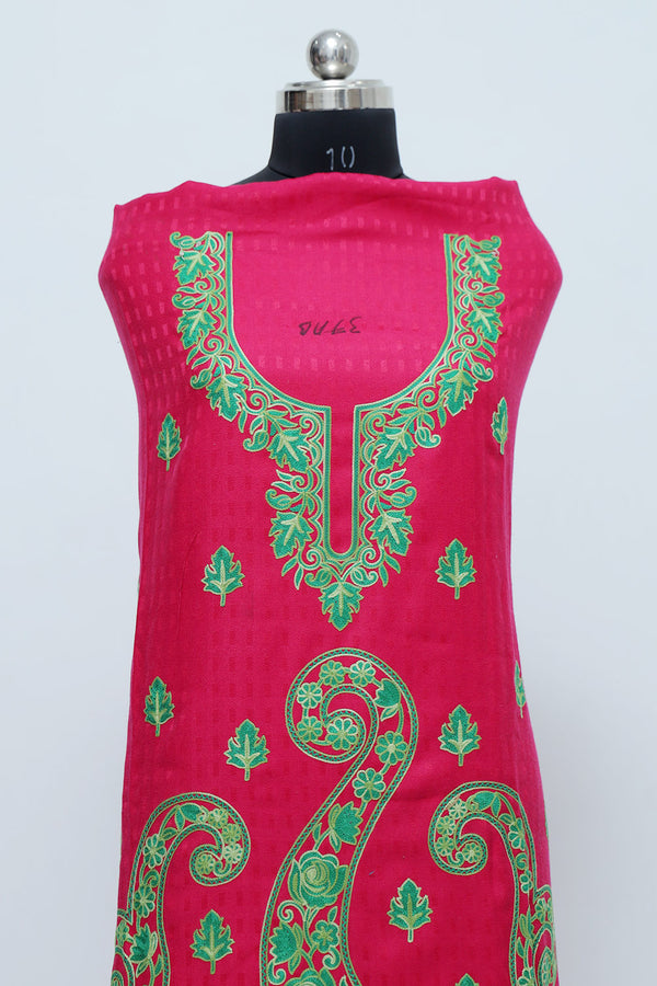 Pink colour salwar kameez - CraftKashmir