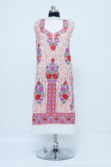 White colour salwar kameez - CraftKashmir