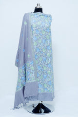 Grey colour salwar kameez - CraftKashmir