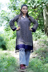 Blue colour kurti - CraftKashmir