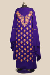 Blue kashmiri suits - CraftKashmir